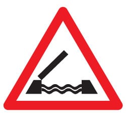 Warning Opening Swing Bridge Ahead Sign - Directa UK Ltd