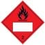 UN Placard Flammable Gas 2 Sign