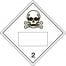 UN Placard Toxic Gas 2 Sign