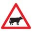 Cattle Road Sign