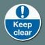 Floor Graphics - Keep clear