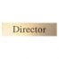 Brass Director Prestige Door Sign