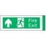 Fire Exit Arrow Up Sign