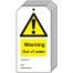 Warning Out of Order Safety Tag - Pack of 10