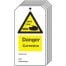 Danger Corrosive Safety Tag - Pack of 10