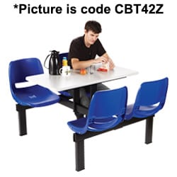 6 Seater Canteen Table - 2 Way Access
