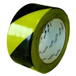  3M Hazard Marking Tape 766I Black and Yellow Directa 