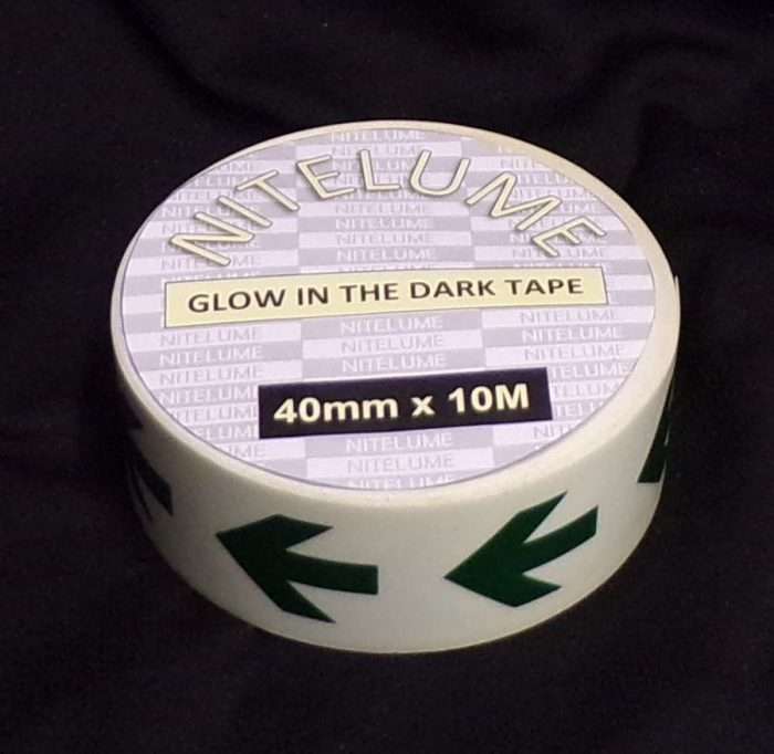 Glow in the dark directional arrows