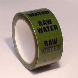 Pipe ID Tape – Raw Water - 50mm x 33M