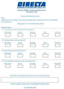 Customer Satisfaction Survey