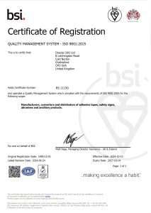 bsi certificate